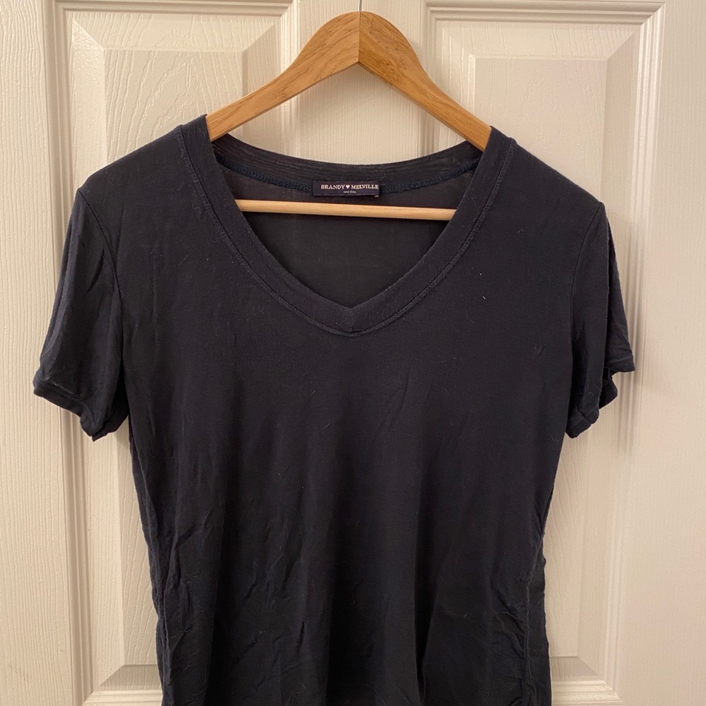 navy brandy melville tee